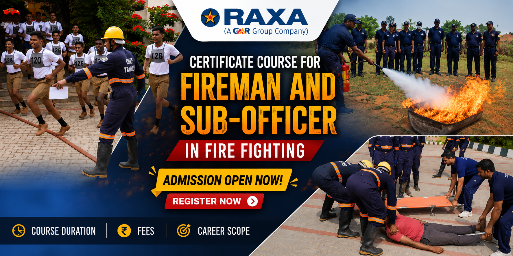 Certificate Course for Fireman and Sub-officer in Fire Fighting